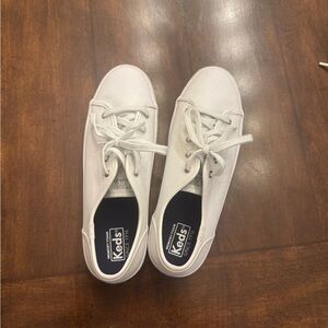Keds Classic White Lace-Up Sneakers